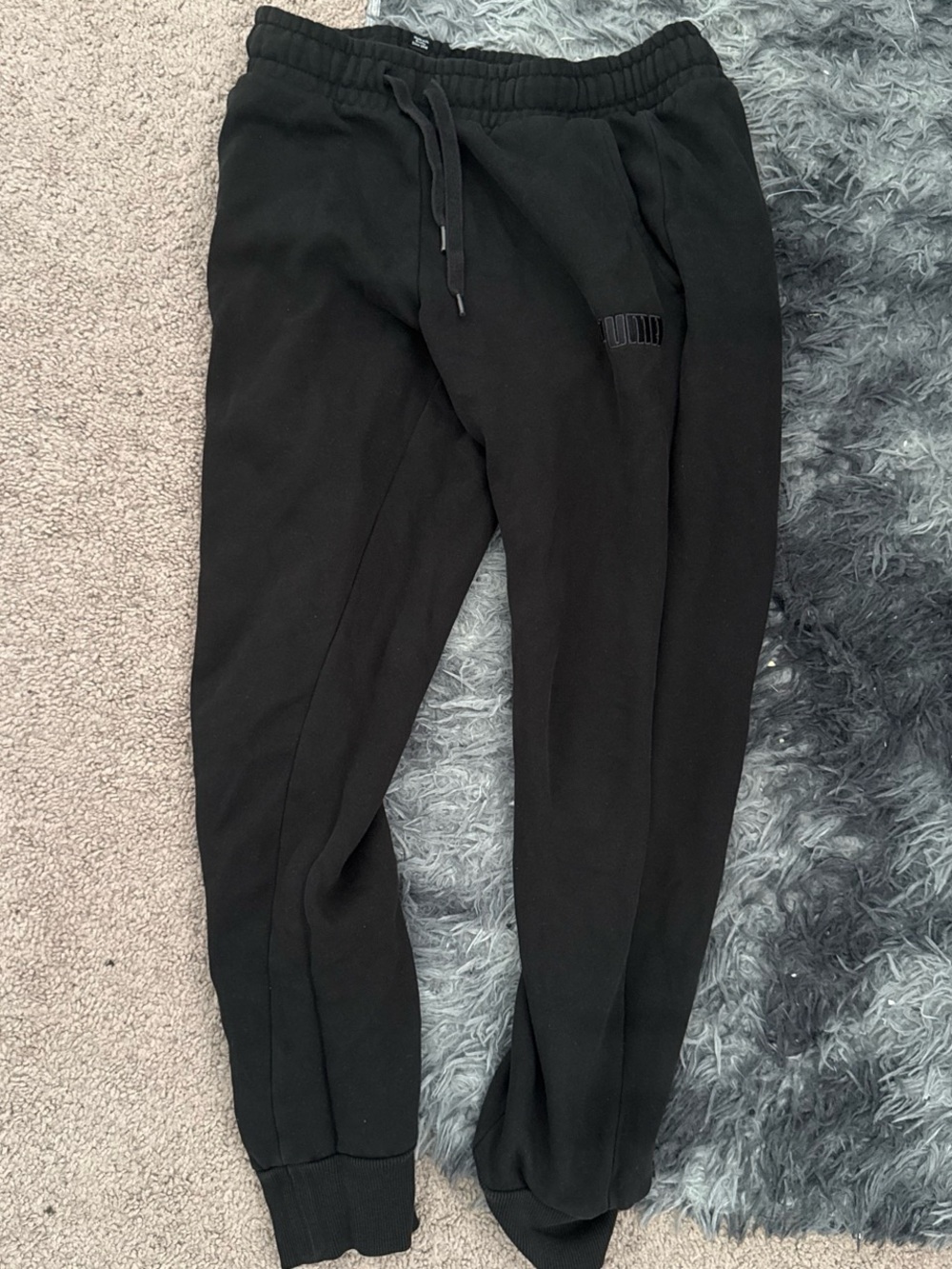 Puma Black Men's Slim Fit Jogger Sweatpants